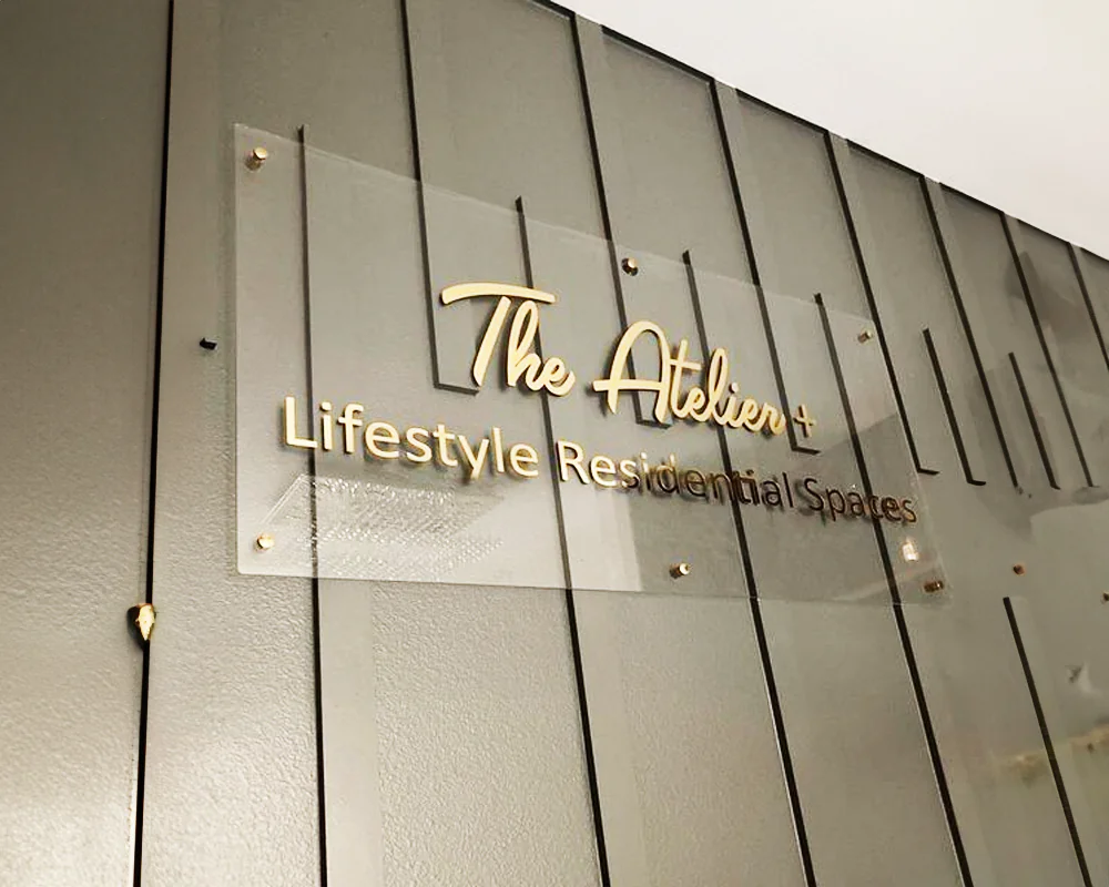 alt="Acrylic sign board - modern signage choice for Indian businesses"
